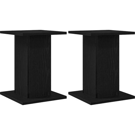 Supports de haut-parleur 2 pcs Chêne noir 30 x 30 x 40 cm (1/5)