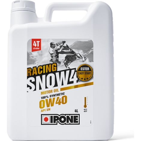 Ipone Snow Racing Öl 0W40 4L für Schneemobile 4T -45°C Effizient