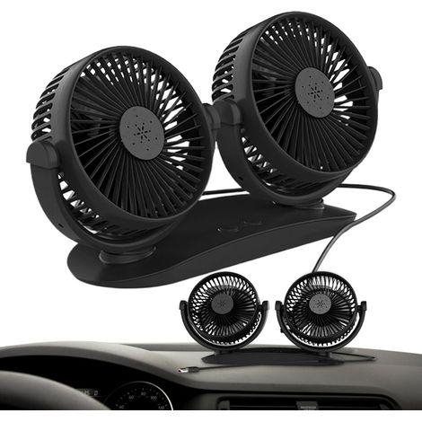 Ventilateur de Voiture Électrique,Ventilation Double Tête pour (1/5)