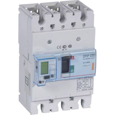 Interruttore elettronico con unità di misura DPX³250  potere di interruzione 25kA 400V - 3P - 160A - LEG420407