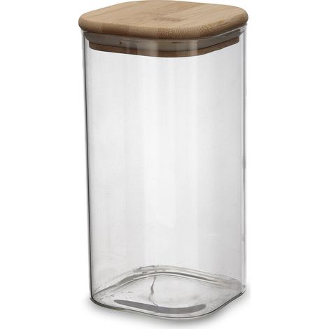Bote Quid Cocco Transparente Vidrio Silicona 1,4 L (1/2)