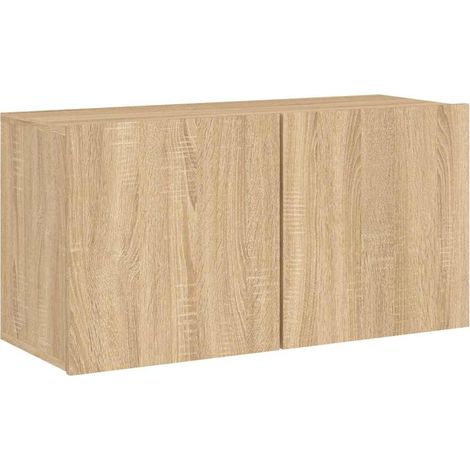 Maison Exclusive - TV-Wandschrank Sonoma-Eiche 80x30x41 cm (1/5)