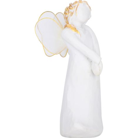 Figurine Ange en Résine - Décoration d'Intérieur pour Salon, Bureau et Cadeau Artisanal (1/5)