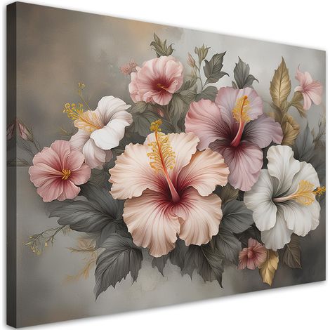 Quadro su tela, Natura Fiore Rosa - 60x40 (1/5)