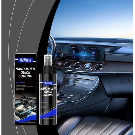 Autoinnenreiniger, Sitzkissenreiniger, Armaturenbrettreiniger, Polier-, Restaurierungs- und Wartungsreiniger – 100 ml -- BIEMMEDUE (1/5)