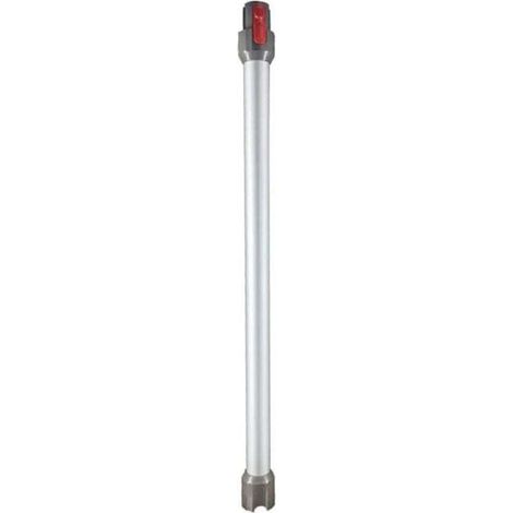Tube Télescopique pour Dyson, XU, Tube d'extension Rigide Compatible avec Dyson V7 V8 V10 V11 V15, Tube d'aspiration à Connexion Rapide pour Aspirateur Dyson avec Deux 2 en 1 Brosses, Argent - KZQ (1/4)