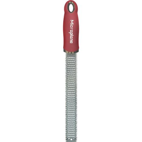 Rallador Zester Microplane Premium, rojo granada