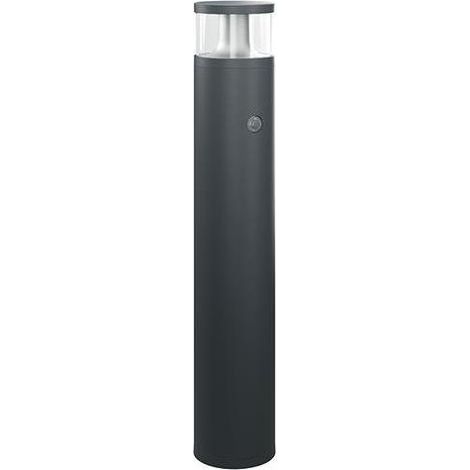 ALVA LED-Pollerleuchte, 18W, 84LEDs, IP65, 3000K, 1150lm, anthrazit, Aluminium, Kunststoff transparent, mit Bewegungsmelder (1/5)