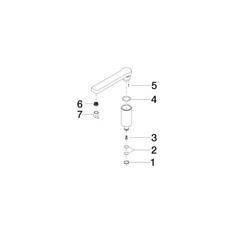 Dornbracht 90119600300-00 Bec de remplacement Pièces détachées