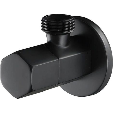Vanne Triangulaire - Laiton G1/2 - Pour Robinet Salle De Bain Et Douchette - 1 Pièce (1/5)
