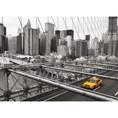 New York taxi, photo murale, 160 x 115 cm, 1 part (1/2)