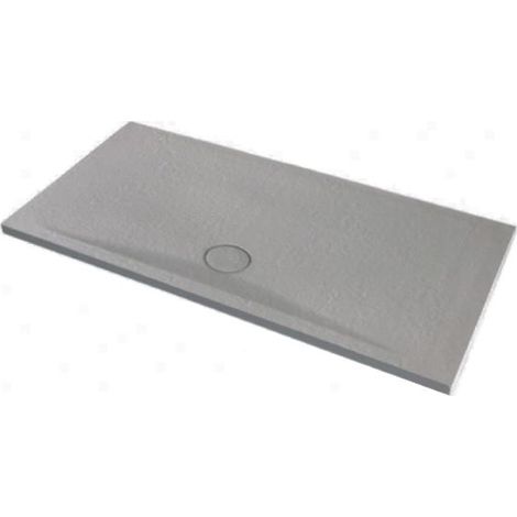 Piatto doccia 80x140 h.4 in ceramica grigio Pietraceramica di (1/3)