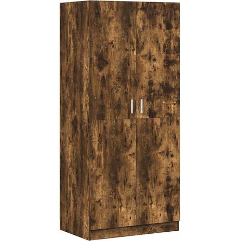 Maison Exclusive - Armario madera contrachapada color roble ahuma (1/5)