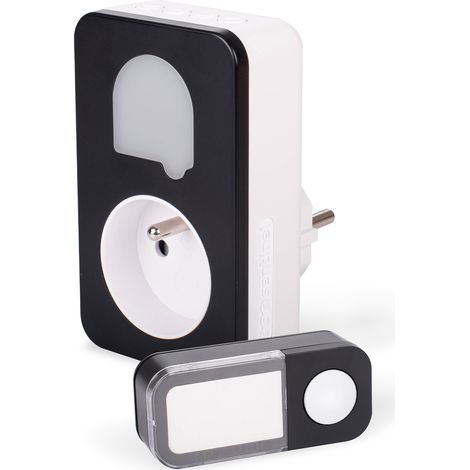 SCS SENTINEL,Campanello senza fili e senza batterie SONE+Black CSF0109 (1/5)