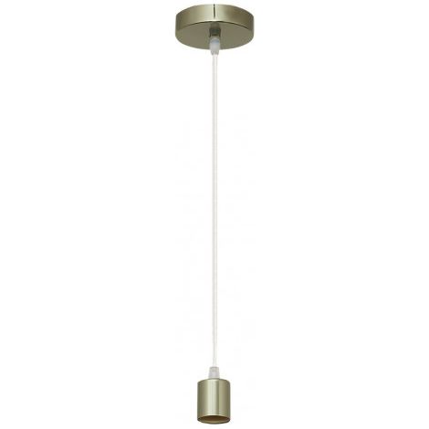 Braccio.pendente viso 1xe27 pelle regx10x10 cm