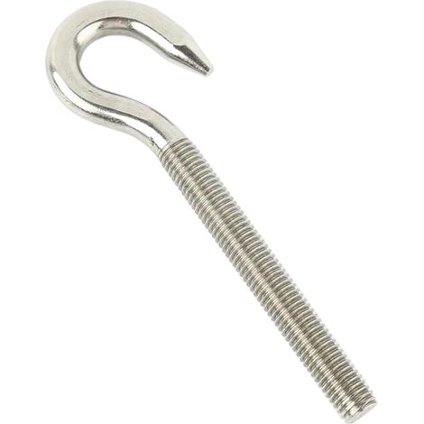 20 crochets à vis, M5, 32,0 mm, inox, pour suspension et mur (1/5)