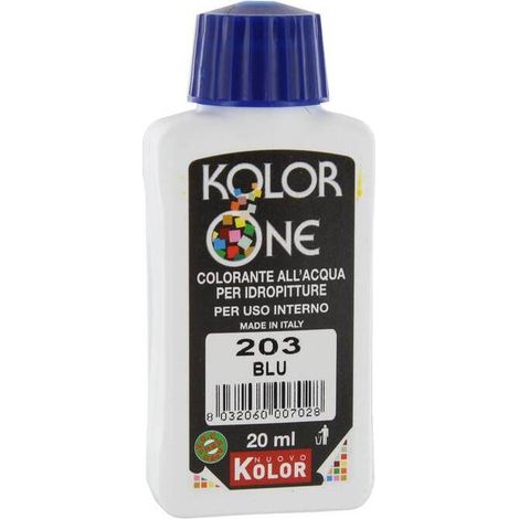 12 x COLORANTE KOLOR ONE 20 ML BLU 203