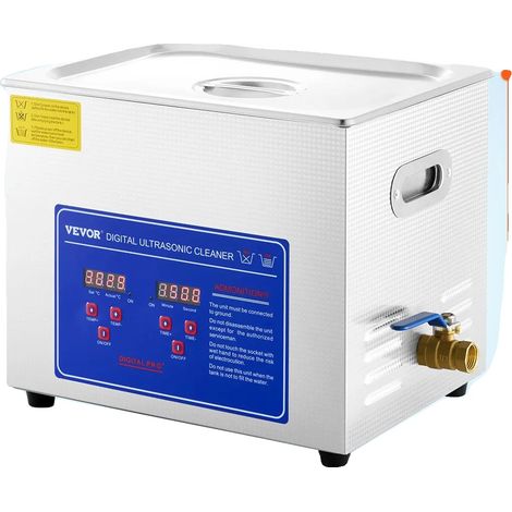 Limpiador ultrasónico, tecnología de limpieza profunda, panel de control digital, 10 litros. (1/2)