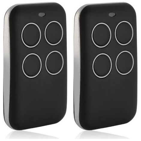 2 Télécommande, Universelle 433 MHz, 4 Canaux Clonage, Portail Garage (1/5)