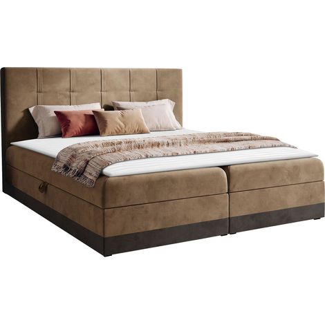 Cama continental Villa, Kameleon 9 + Kameleon 29, Doble, Continental, 180x200, Tapiz, Somieres, 182x213x120cm (1/5)