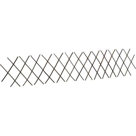 Vallas enrejadas de sauce 5 unidades 180x30 cm vidaXL (1/4)
