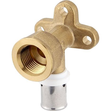 Pressfitting-Wandwinkel 52 mm - 16 x 2,0 mm - 1/2 Zoll Innengewinde für MV-Rohr
