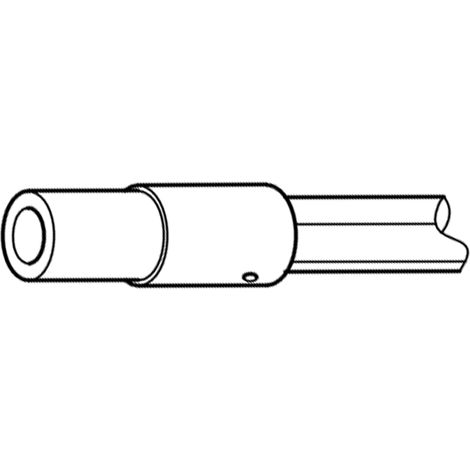 Tubo esagonale lungo per abbacchiatore Lisam Swing 1340mm originale