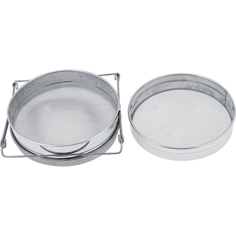 Tamis à miel double en acier inoxydable pour apiculture, extracteur, filtre, tamis (1/5)