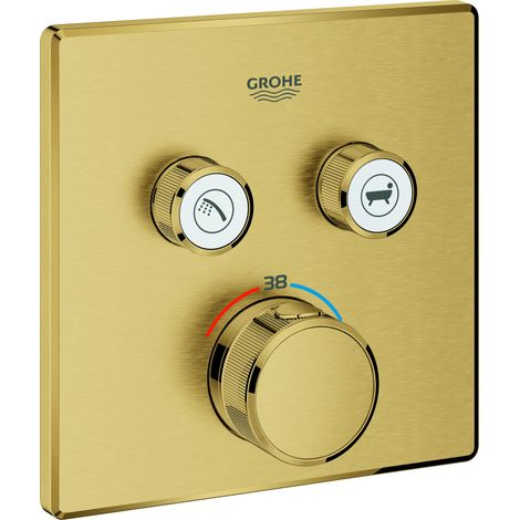 Thermostat Grohe Grohtherm SmartControl avec deux vannes d'arrêt, (1/4)