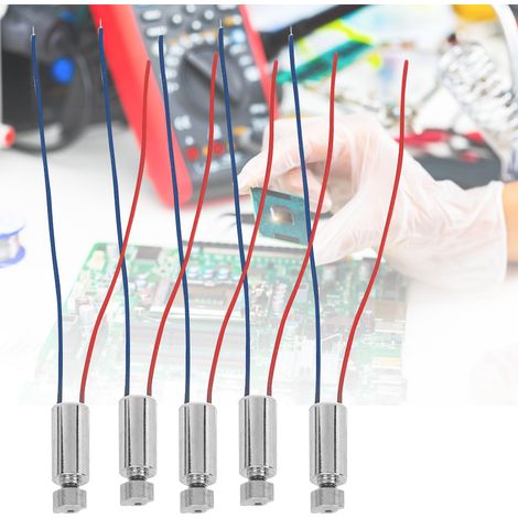 5 pièces de mini-moteurs vibrants sans noyau en cuivre pour appareil de beauté pour téléphone portable (1/5)