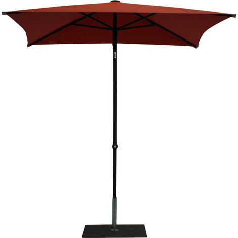 Ombrellone da Giardino 2x2 m Palo Ø38 mm in Alluminio Tessuto Olefin Trend Terracotta (1/5)