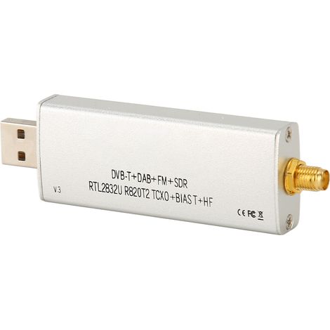 Récepteur RTL SDR Blog V3 R820T2 TCXO SMA Professionnel Radio Définie par Logiciel (1/5)