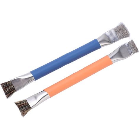 Lot de 2 brosses de nettoyage multi-angles pour cartes mères et composants électroniques (1/5)