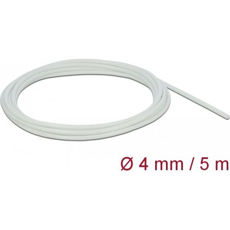 Delock Funda de fibra de vidrio 5 m x 4 mm en blanco