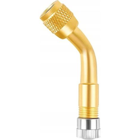 Adaptateur coudé à 135° pour rallonge de valve AV pour pompe JT-36 or (1/3)