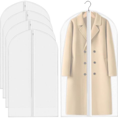 Women's Long, Waterproof and Dustproof Garment Bags, Full Length Suit Covers for Hanging Clothes, Wedding Dress Bags, 60 x 120 cm (1/5)