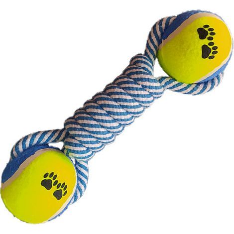 Jouet pour chien de tennis, jouet à mâcher en corde de coton dura (1/5)