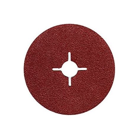 50 x Fibre Disques papier abrasif grain = 24 feuilles abrasives 125 mm pour meuleuse d'angle (1/2)