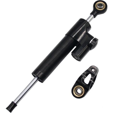 Motorrad-Lenkstoßdämpfer Aluminium schwarz 25,5 cm verstellbar Lefou STOL, Stabilisator ghidon motocicletă Leistung (1/4)