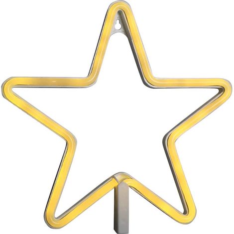 Enseigne Néon LED - Alimentation USB ou Piles AA - Décoration Murale et Table - Pour Salon Chambre Bureau Fête - 1 Pièce (1/5)