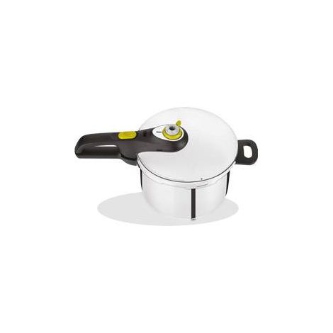 Autocuiseur 6L inox – 5 systèmes de sécurité – Compatible tous feux – Panier vapeur inclus – Tefal Secure 5 Neo