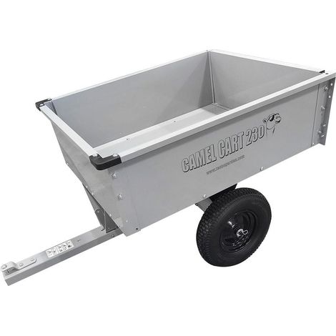 Carrello ribaltabile per trattorino in metallo, dimensioni 103x82,6x29 cm (1/2)