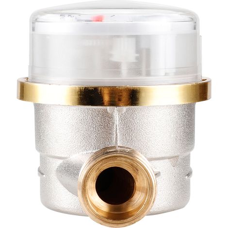 Kaltwasserzähler 15 mm (1/2 Zoll), Durchflussmenge m³, 360° drehbarer Drehknopf, Genauigkeit 0,0001, für Garten und Haushalt (1/2)