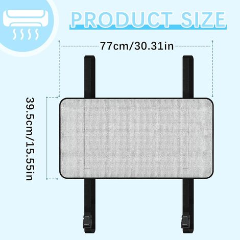 Housse de climatiseur d'extérieur universelle pour climatiseur extérieur, protections supérieures AC avec sangle réglable, feuille d'aluminium ignifug