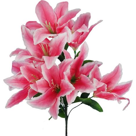 Ramo de 10 lirios rosas (1/3)