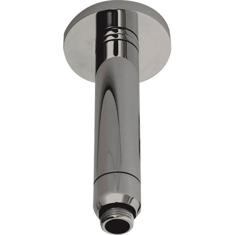 Hudson Reed Round Ceiling-Mounted Arm 165mm Length - Brushed Pewter