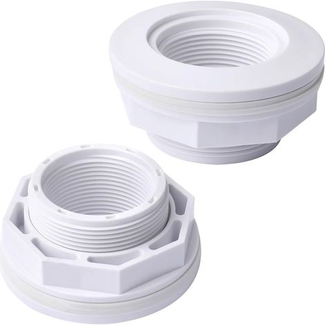 Bouche Refoulement SP1023 1,5 Pouce – Entrée Filetée Intérieure avec Écrou et Rondelle – Hayward SP1023 – Lot 3 Buses + 3 SP1023 – Jet orientable (1/4)