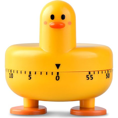 Niedlicher mechanischer Küchentimer für Kinder, 60-Minuten-Kochtimer mit Handaufzug, ideal zum Kochen, Lesen, Sport treiben, Lernen, Zeitmanagement und als Dekoration für den Schreibtisch.