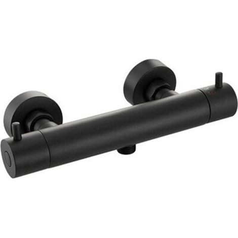 GO by Van Marcke robinet de douche - 26,4cm - apparent - thermostatique - laiton noir mat