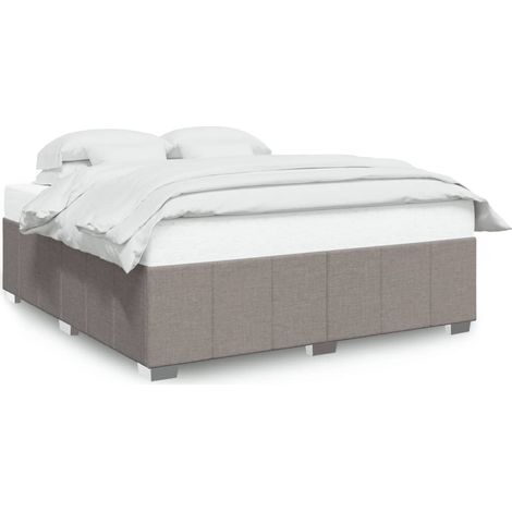 Maison Exclusive - Giroletto senza Materasso Tortora 180x200 cm in Tessuto (1/5)